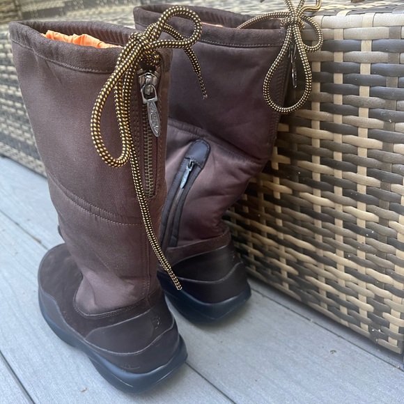 MBT Women's boots winter weather insulated brown rocker bottom 9-9.5 - Picture 3 of 17